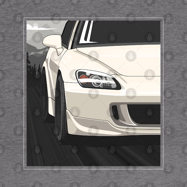 Honda S2000 AP2 Rolling - Platinium White by wearapex